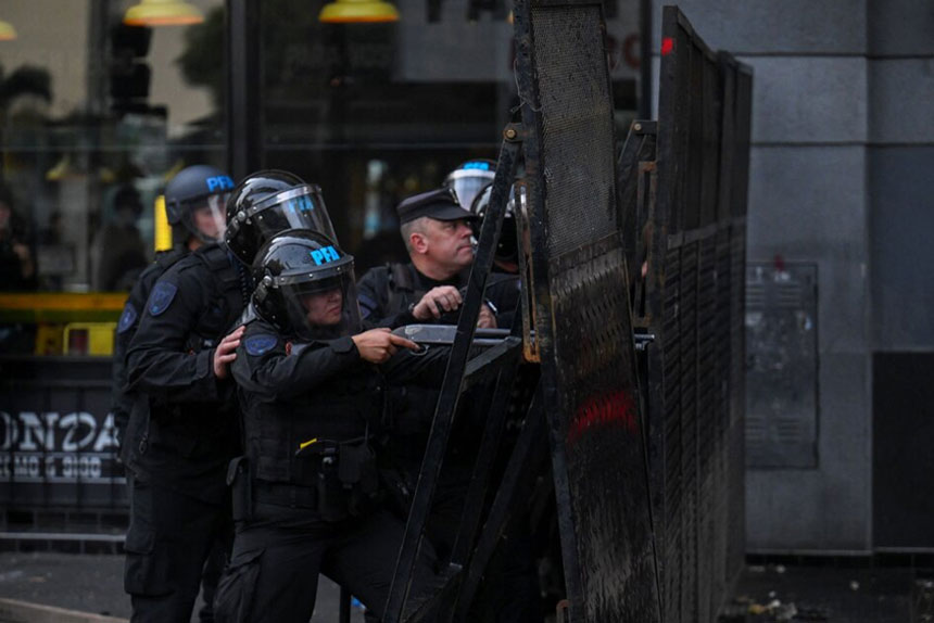 Represión y criminalización de la protesta: el plan sistemático de Milei para 2025