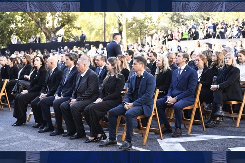Kicillof presente en el homenaje a Francisco