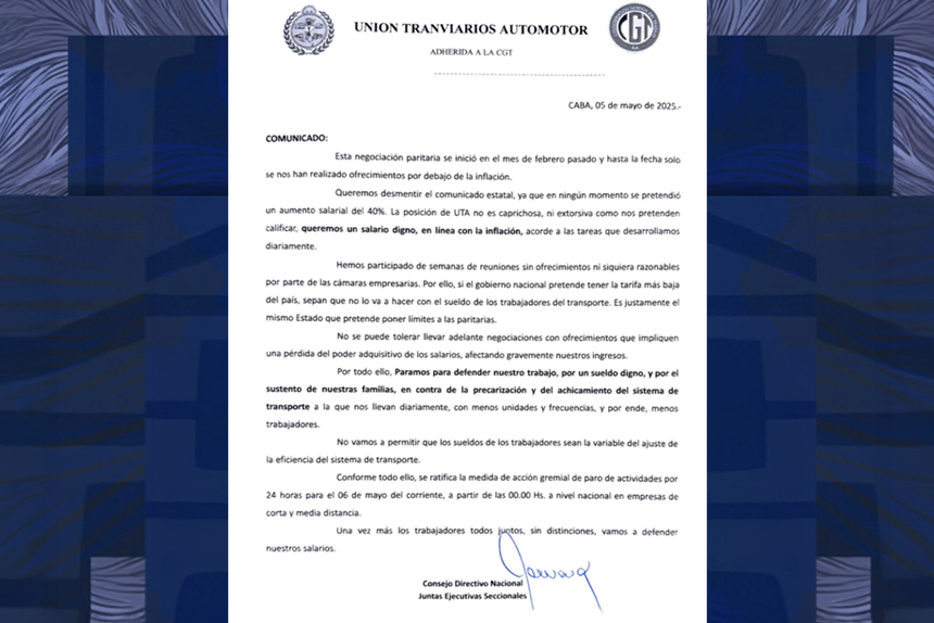 Paro Nacional de Colectivos
