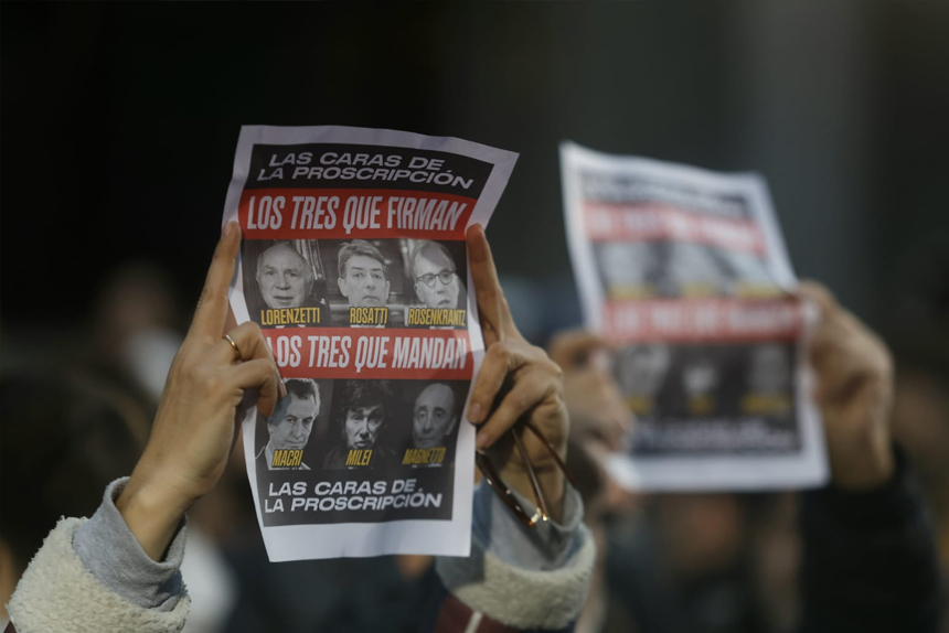 Kicillof presente en apoyo a Cristina