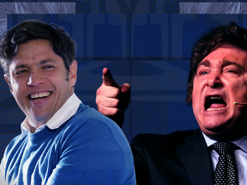 Kicillof responde a los insultos de Milei