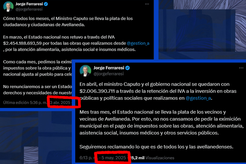 La bronca de Ferraresi por la millonaria retención de IVA del gobierno nacional