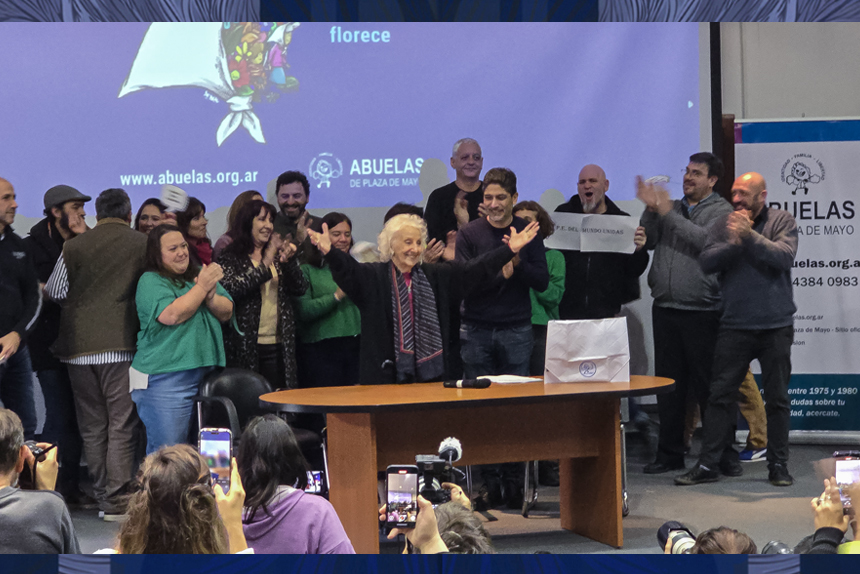 Abuelas anunció la restitución del nieto 140