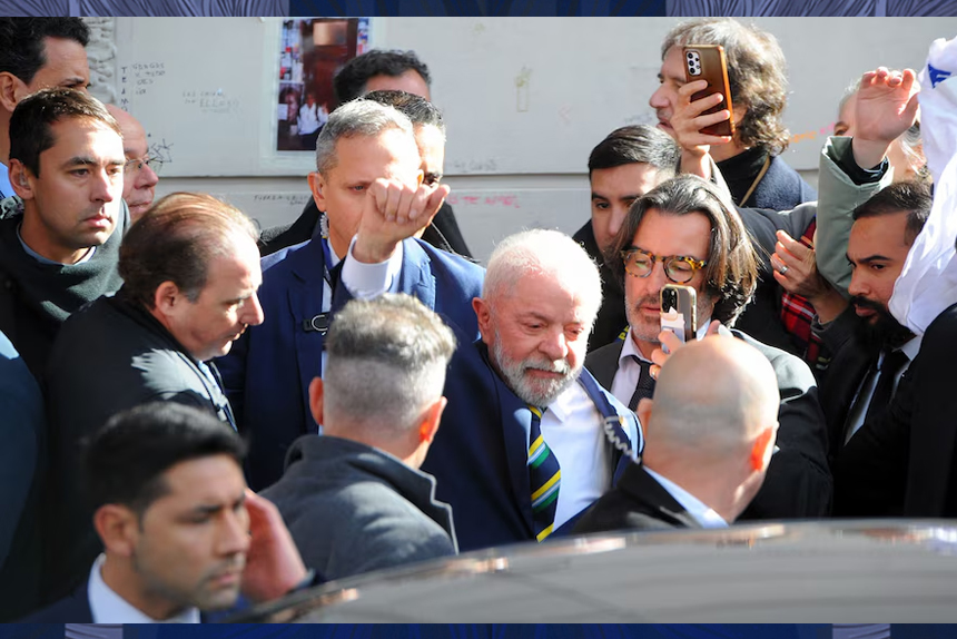 Lula visitó a Cristina en San José 1111