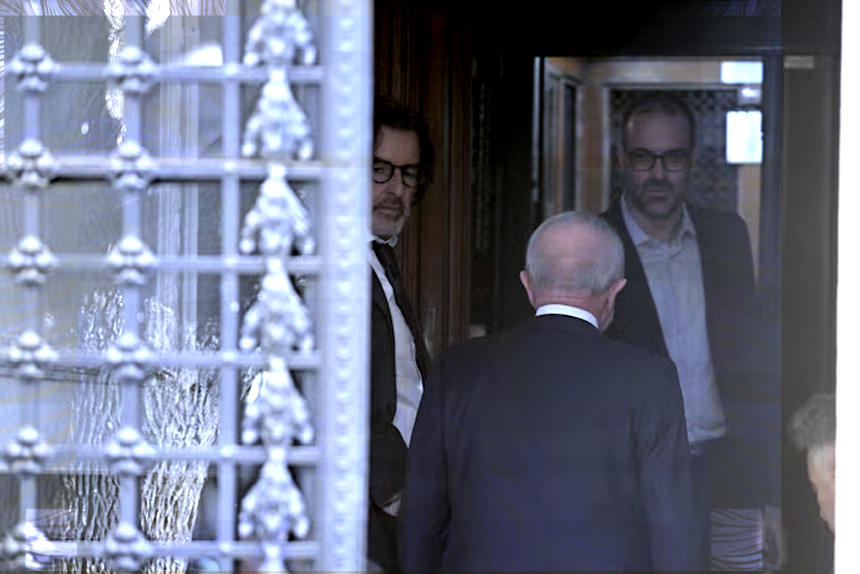 Lula visitó a Cristina en San José 1111