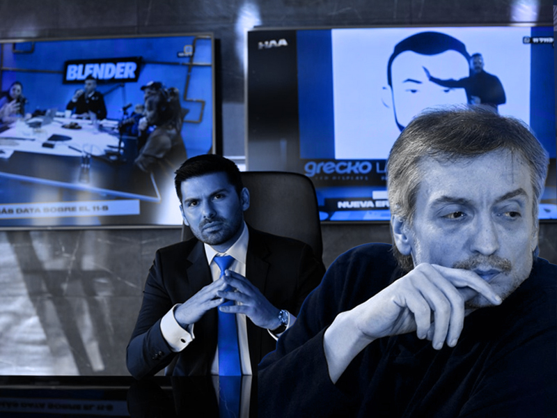 Máximo Kirchner se reunió con Marini, el dueño de Carajo