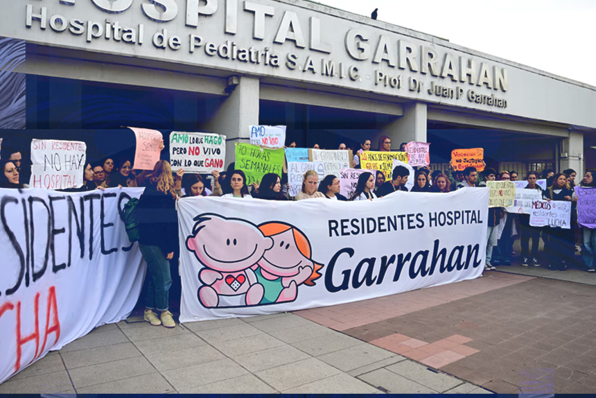 Milei transforma las residencias médicas en becas sin derechos laborales: Cierra la del Garrahan