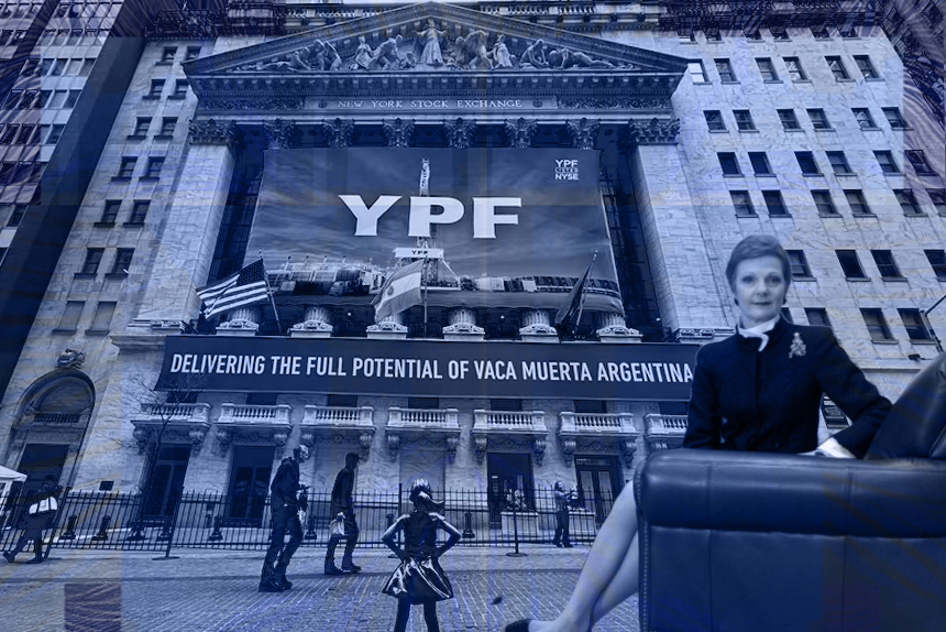 Ordenan transferir el control de YPF a fondos buitres