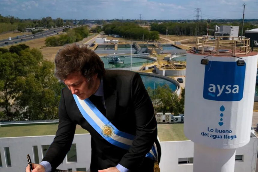 Privatización de AySA en marcha: DNU habilita venta total y cortes por morosidad
