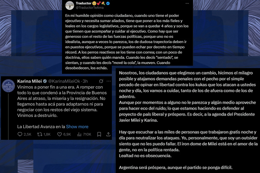 Rebelión en el trollcenter por el armado de LLA en la provincia