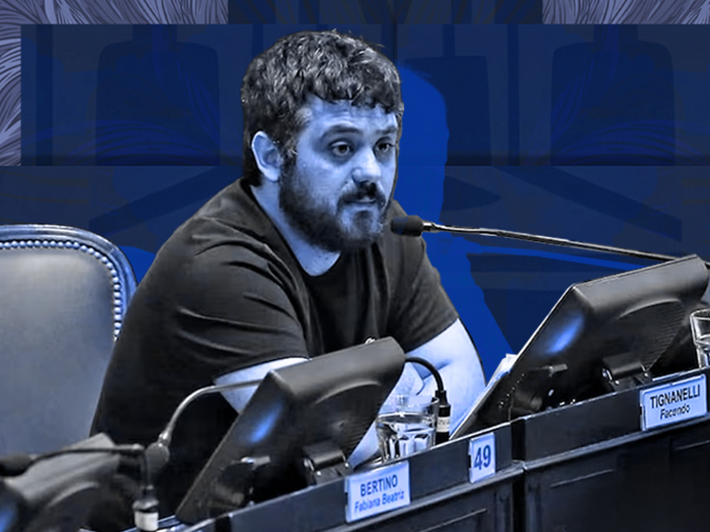 Peligra la candidatura del camporista Facundo Tignanelli