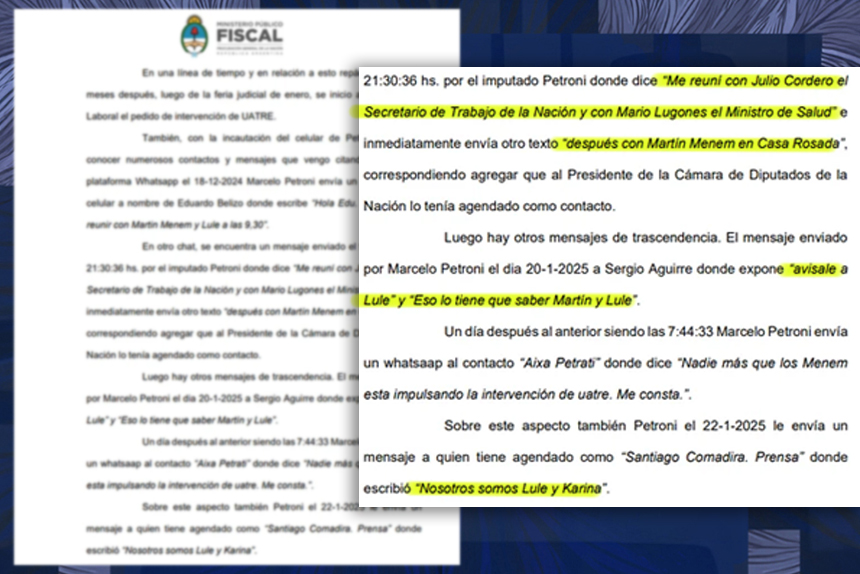 “Somos Lule y Karina”: La confesión el interventor de UATRE que destapa otra cloaca