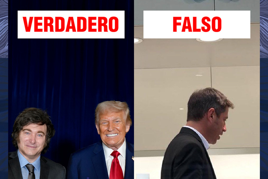 Fake news sobre Kicillof en Nueva York