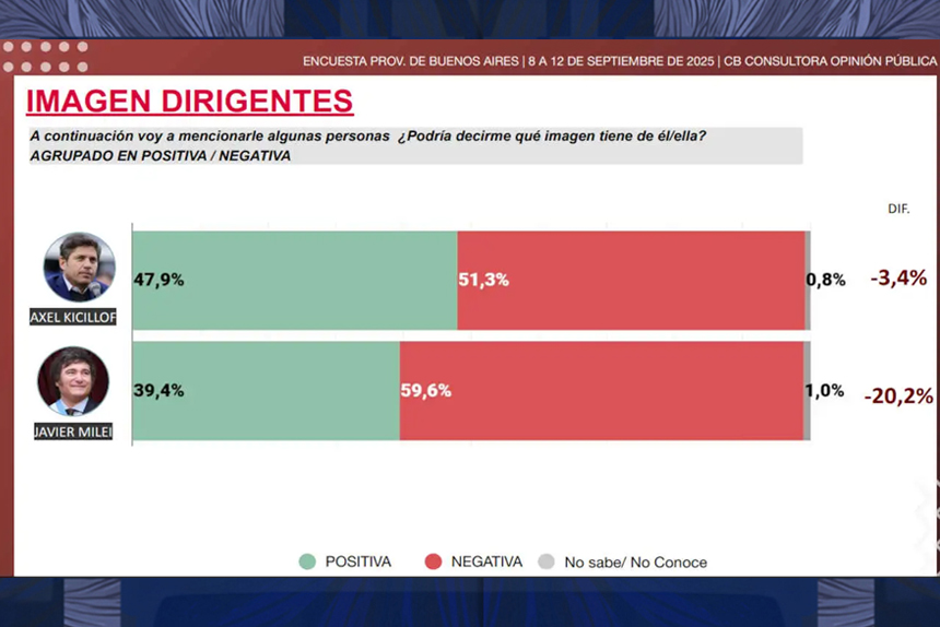 La imagen de Milei se desploma