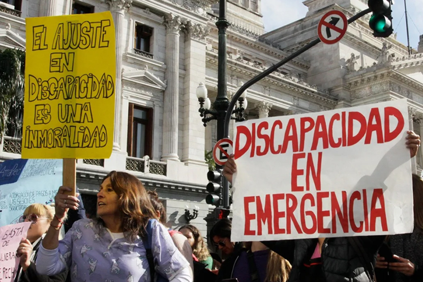 Milei suspende la ley para discapacitados, y aumenta escandalosamente la riqueza de los agroexportadores