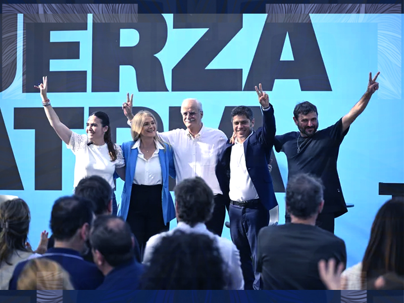 Cierre de campaña: Kicillof dijo que LLA tienen como jefe de campaña a Trump