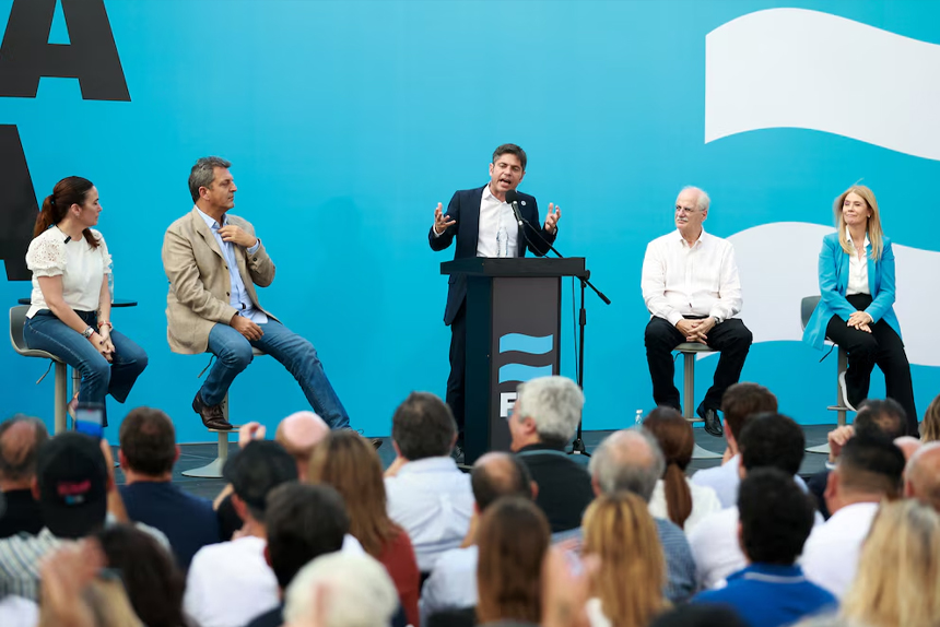 Cierre de campaña: Kicillof dijo que LLA tienen como jefe de campaña a Trump