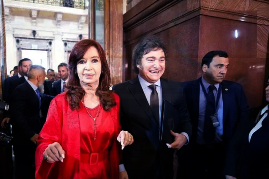 Cristina reactiva un canal reservado con Karina Milei