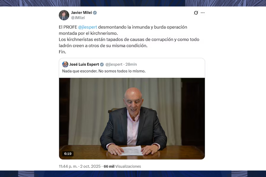 Espert acorralado: admite el pago de USD 200.000 y revelan que viajó 35 veces en el avión narco