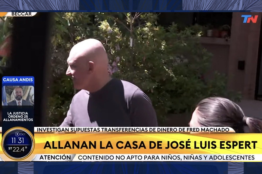 Espert y el misterioso caso del teléfono que vuela