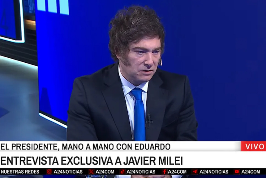 Feinmann incomoda a Milei con 2 repreguntas básicas