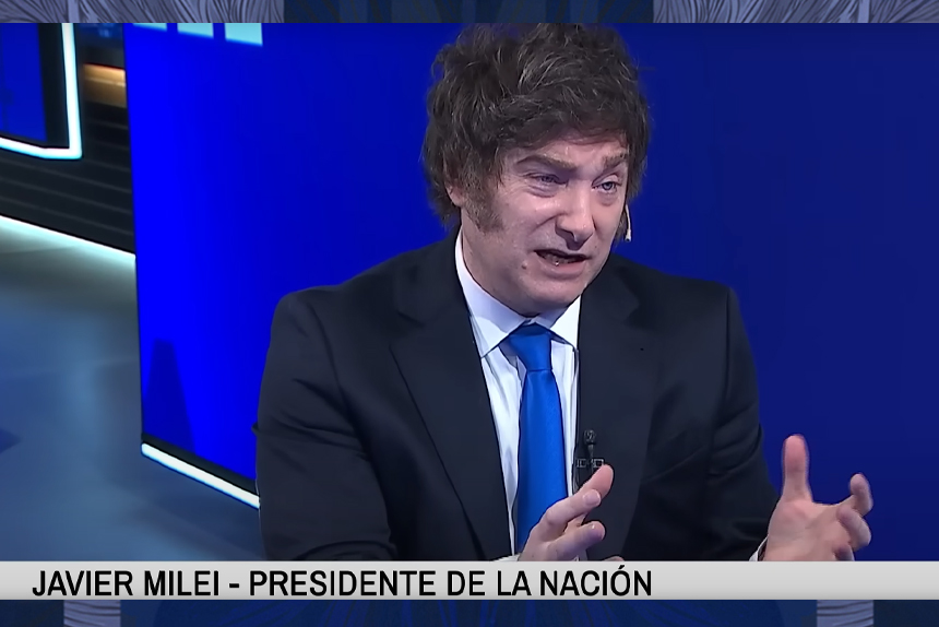 Feinmann incomoda a Milei con 2 repreguntas básicas