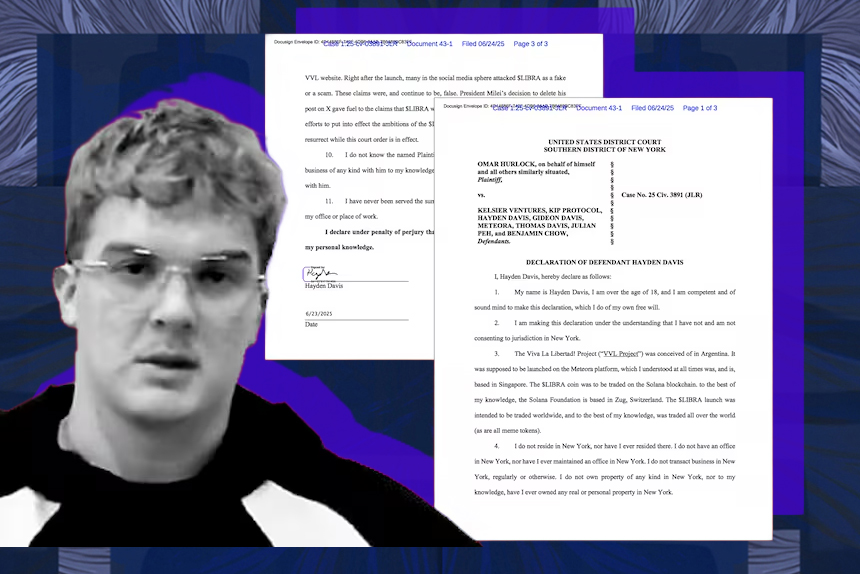 Hayden Davis responsabiliza a Milei, Novelli y Martín Menem también complicados