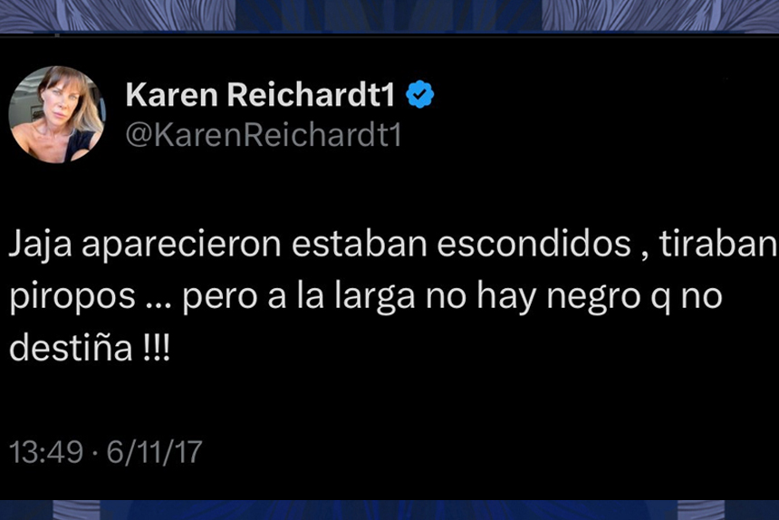 Los horribles posteos de Karina de Lomas