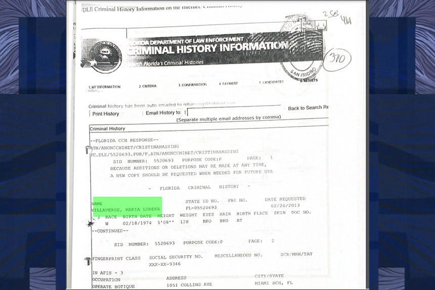 Revelan más detalles del prontuario de la dipunarco Villaverde