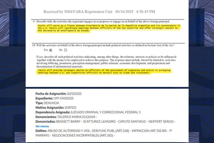 “Embajadas paralelas”: Denuncian a Santiago Caputo por contratos de lobbistas yanquis con la SIDE