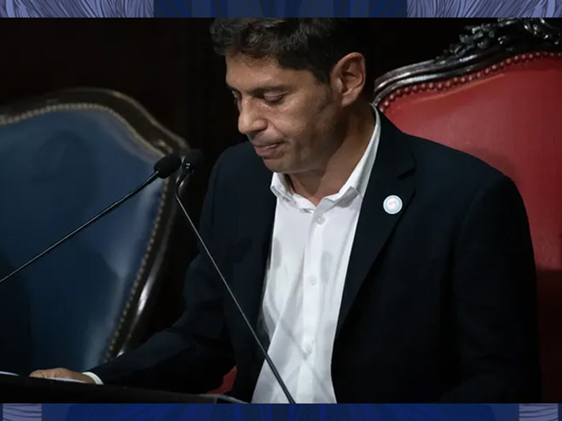Parcial veto de Kicillof al presupuesto de Diputados