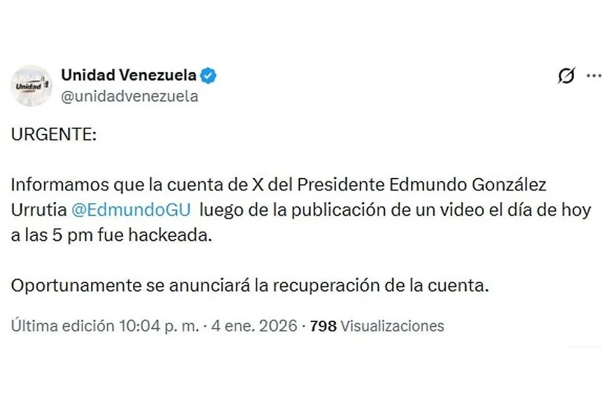 El líder opositor venezolano replica el esquema de la estafa $LIBRA con un posteo similar al de Milei