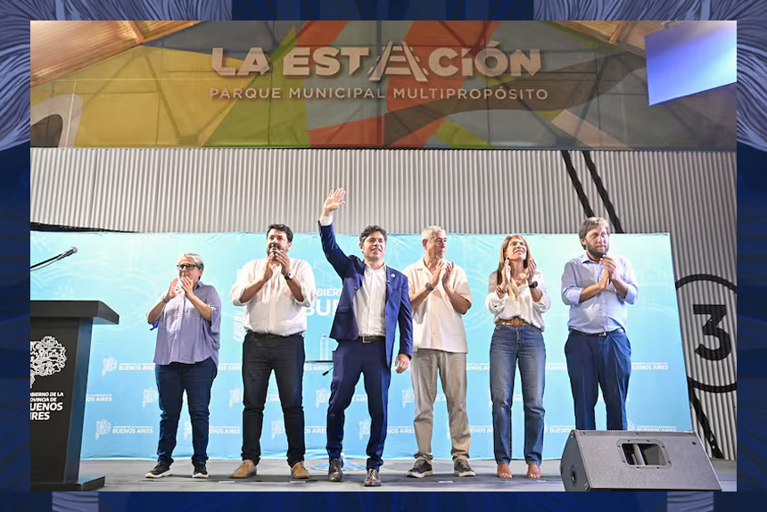 Kicillof reforzó su perfil opositor en un acto con Ferraresi