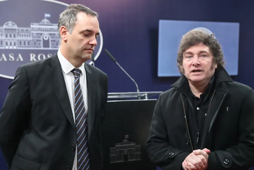 Milei viajó a Davos y relegó a Villarruel a un papel protocolar