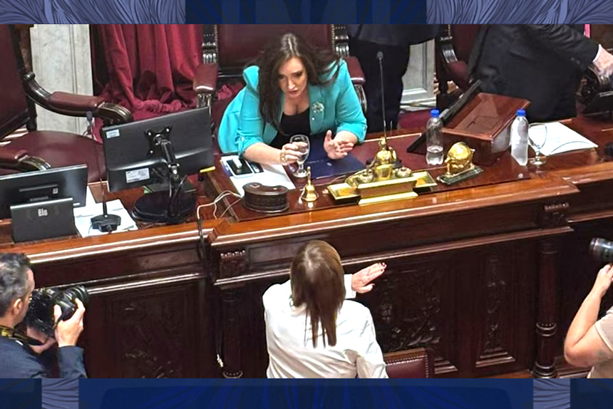 El triunfo del Gobierno en el Senado no pudo opacar la feroz interna libertaria