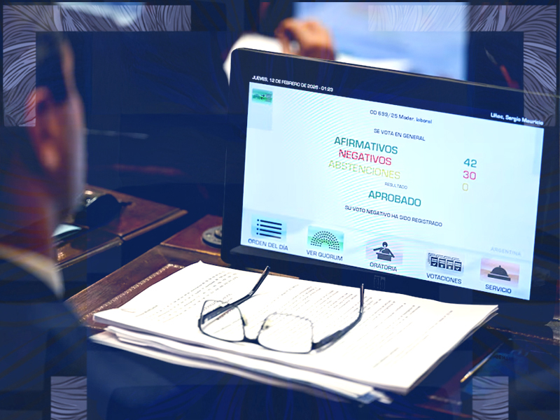 Media sanción a la reforma laboral