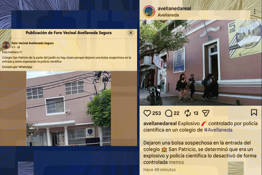 Falso explosivo generó incertidumbre en Sarandí