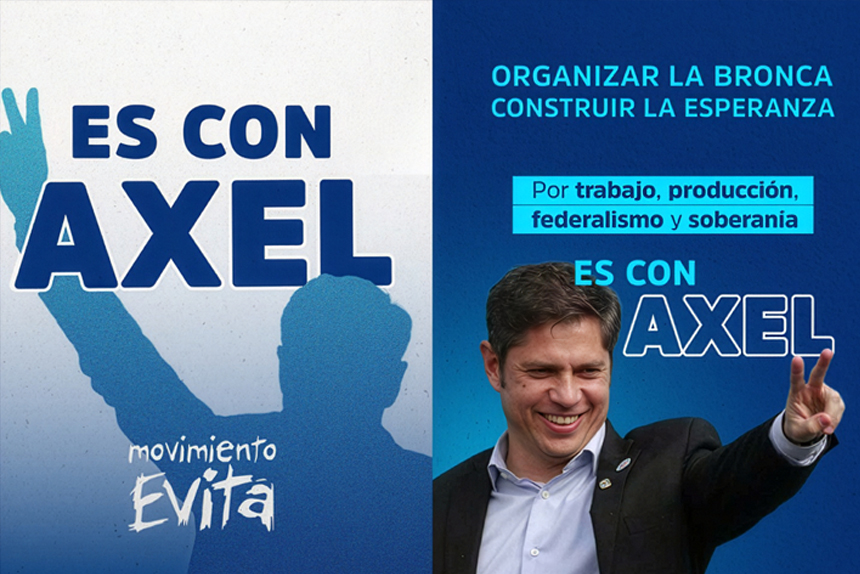 El Movimiento Evita expresó su respaldo: “Es con Axel”