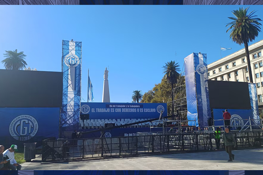 La CGT sale a la calle a expresar el malestar social que Milei elige no ver