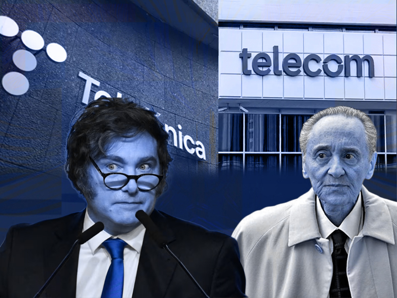 Milei vs Clarín: la dura condición que puso el Gobierno para aprobar la megafusión de Telecom y Telefónica