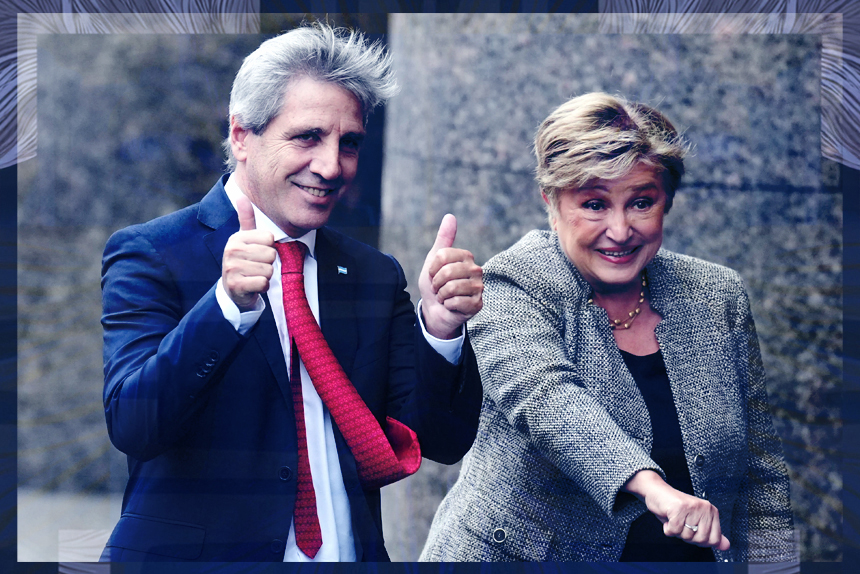 La jefa del FMI lleva adelante la reunión de gabinete y se hace inocultable el cogobierno