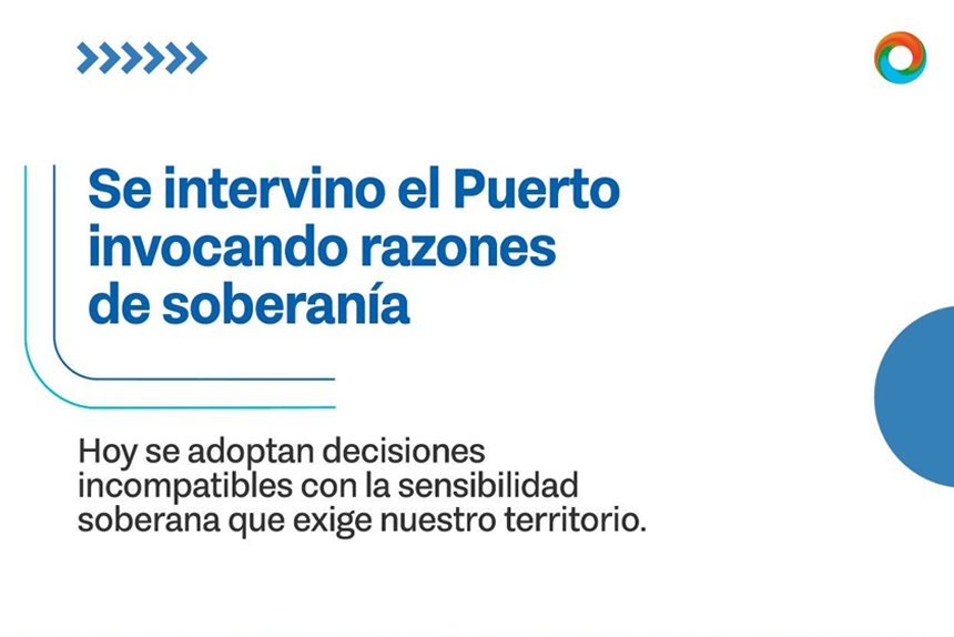 Luego de tomar control del puerto en Ushuaia, el gobierno de Milei permitió que un buque británico se lleve petróleo de Malvinas